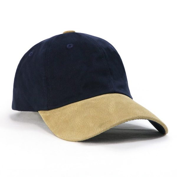Suede Peak Heavy Cotton Cap