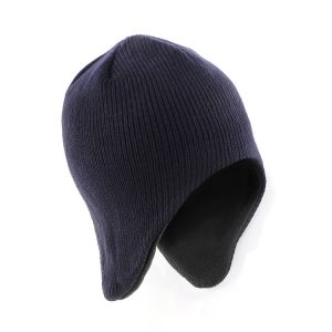Acrylic/Polar Fleece Beanie with Ear Flap Acrylic/Polar Fleece Beanie with Ear Flap