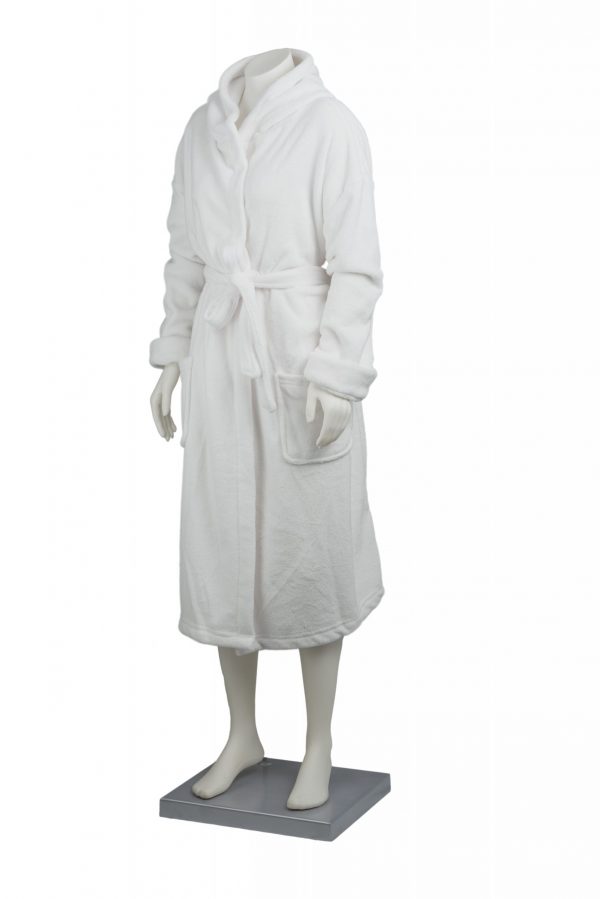 Coral Fleece Hooded Bath Robe Coral Fleece Hooded Bath Robe