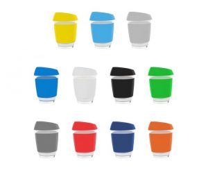 Coffee Cup with Lid and Band Coffee Cup with Lid and Band