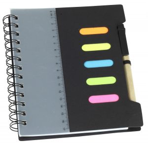 Notebook with Pen & Ruler Notebook with Pen & Ruler