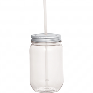 Mason Jar with Silver Tin Lid Mason Jar with Silver Tin Lid