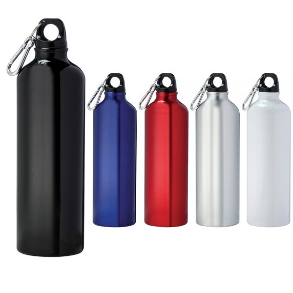 Aluminum Sports Bottle with Hook
