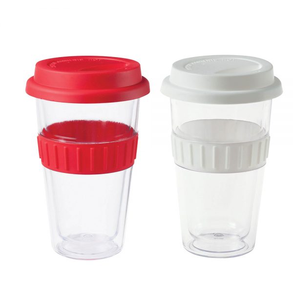 Plastic Double Walled Mug
