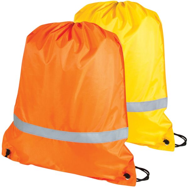 Reflective Drawstring Backpack