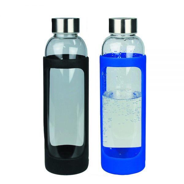 Sleeve Glass Bottle with Lid Sleeve Glass Bottle with Lid