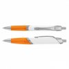 White Barrel Pen
