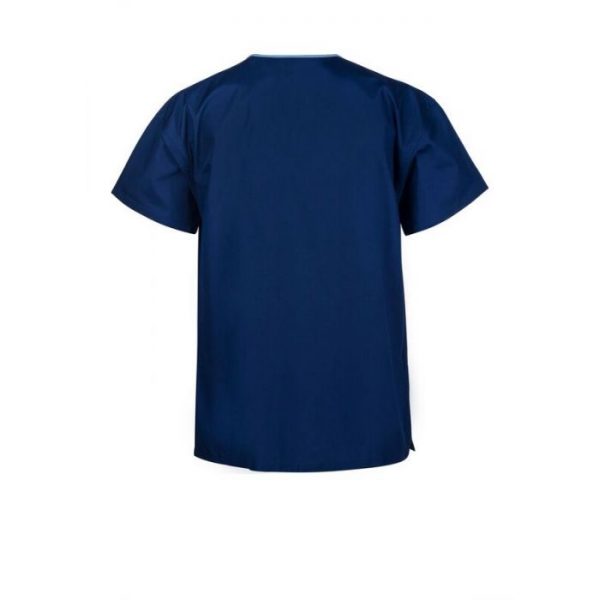 Reversible Unisex Scrub Top With Contrast Trim Reversible Unisex Scrub Top With Contrast Trim