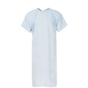 Patient Gown with Shoulder Studs Patient Gown with Shoulder Studs