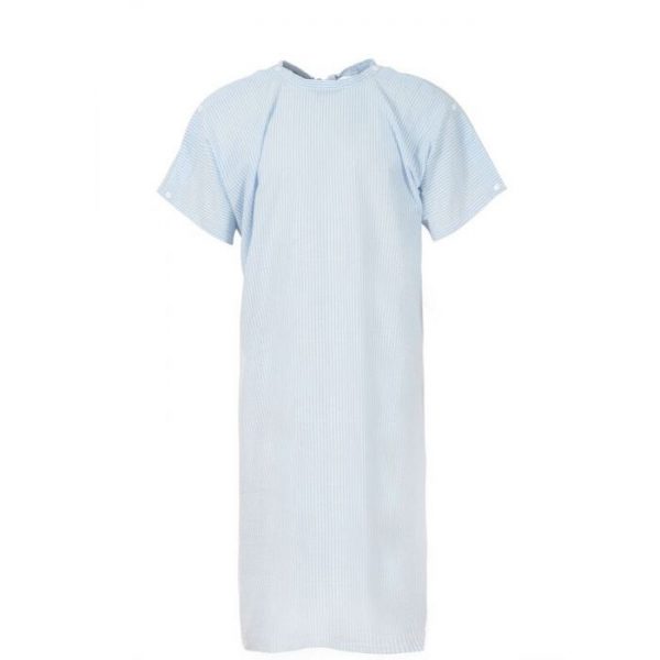 Patient Gown with Shoulder Studs Patient Gown with Shoulder Studs