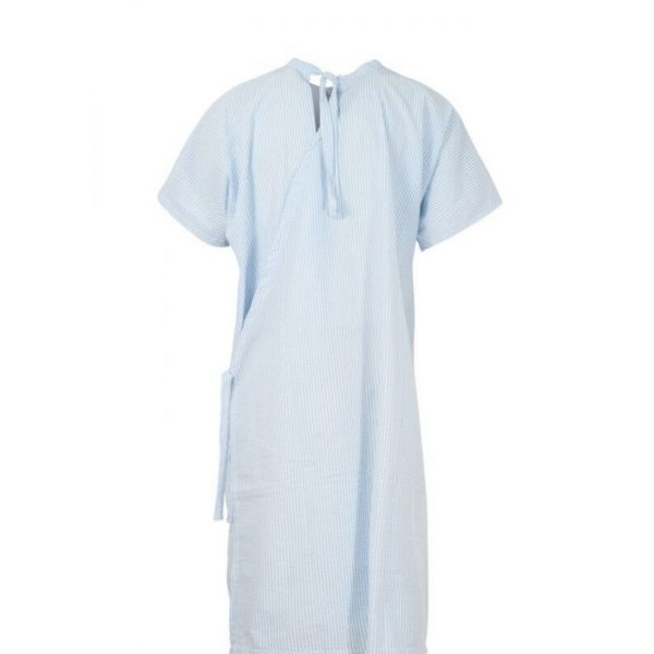 Patient Gown with Shoulder Studs Patient Gown with Shoulder Studs