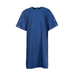 Patient Gown with Neck and Shoulder Studs Patient Gown with Neck and Shoulder Studs