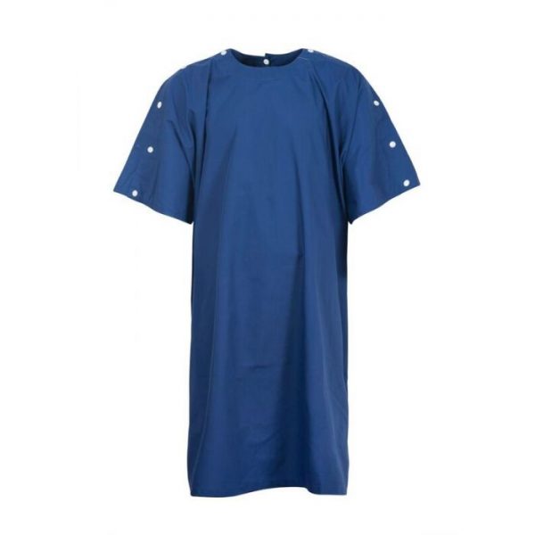 Patient Gown with Neck and Shoulder Studs Patient Gown with Neck and Shoulder Studs