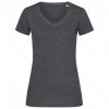 Plain Women's V-Neck with Stitching Details Plain Women's V-Neck with Stitching Details