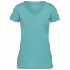 Plain Women's V-Neck with Stitching Details Plain Women's V-Neck with Stitching Details