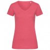 Plain Women's V-Neck with Stitching Details Plain Women's V-Neck with Stitching Details