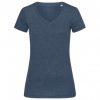 Plain Women's V-Neck with Stitching Details Plain Women's V-Neck with Stitching Details