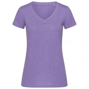 Plain Women's V-Neck with Stitching Details Plain Women's V-Neck with Stitching Details