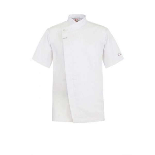 Short Sleeves - Chefs Tunic With Concealed Front Short Sleeves - Chefs Tunic With Concealed Front