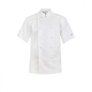 Short Sleeves - Executive Chefs Jacket With Press Studs Short Sleeves - Executive Chefs Jacket With Press Studs