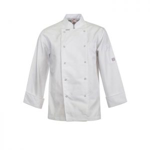 Long Sleeves - Executive Chefs Jacket With Press Studs Long Sleeves - Executive Chefs Jacket With Press Studs