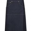 Denim Full Length Apron