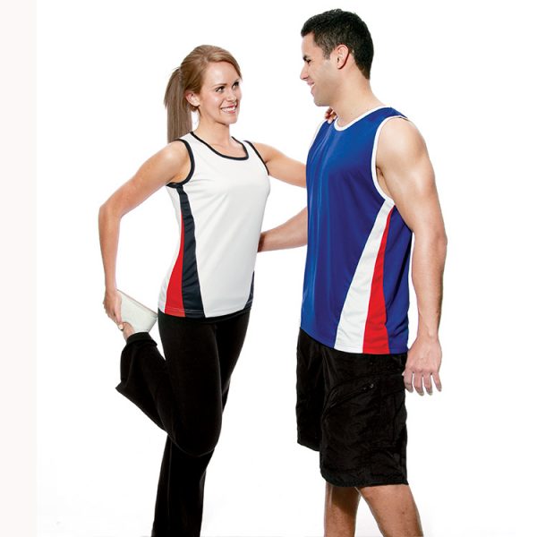 Tri-Colour Sport Singlet