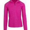 Mens Heather Half Zip