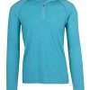 Mens Heather Half Zip