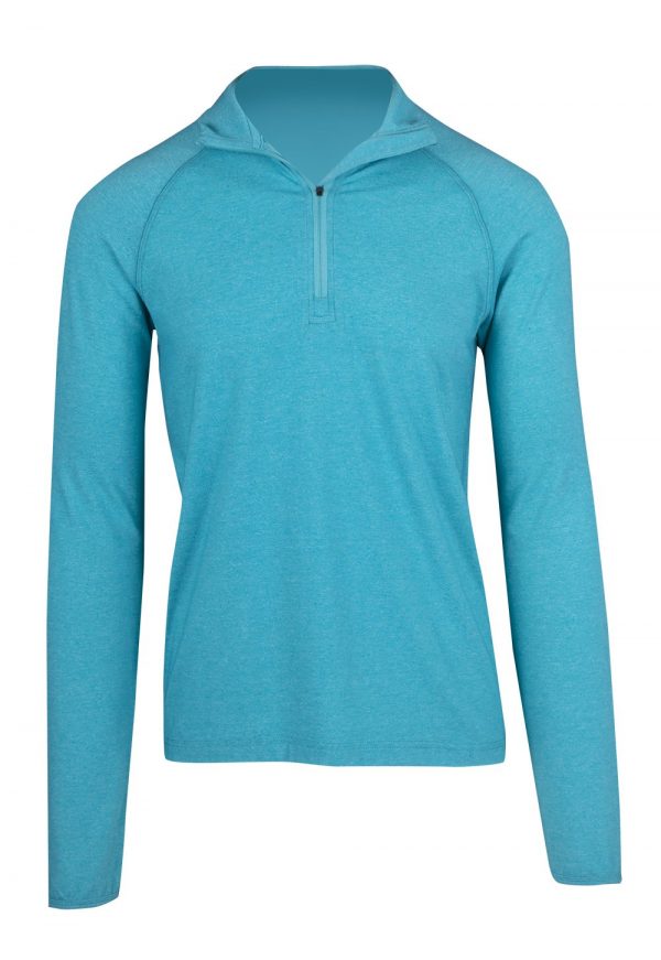 Mens Heather Half Zip