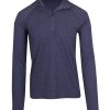 Mens Heather Half Zip
