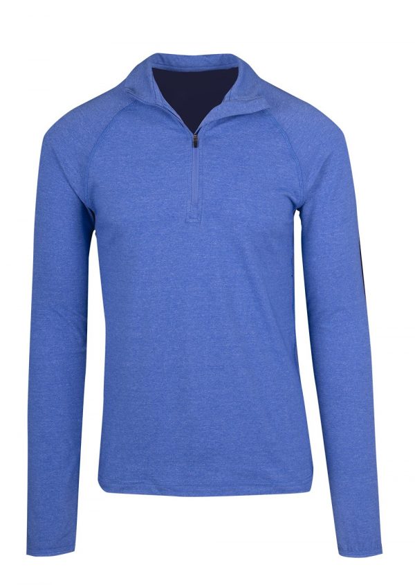 Mens Heather Half Zip