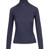 Ladies Heather Half Zip