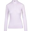 Ladies Heather Half Zip