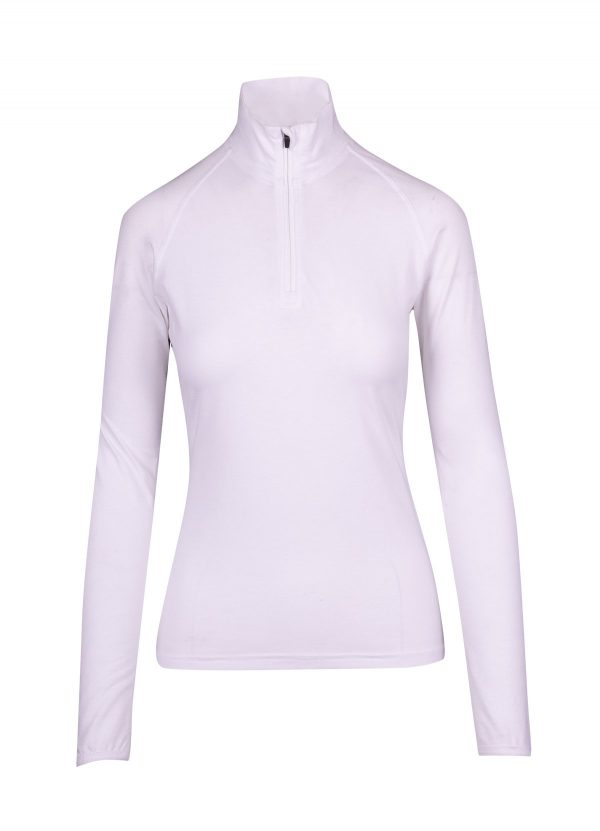 Ladies Heather Half Zip