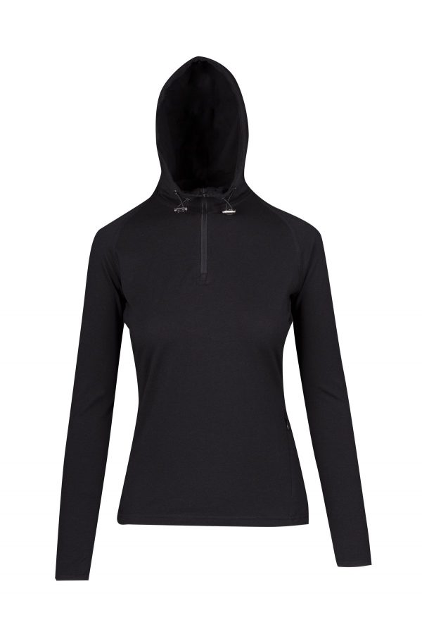 Ladies Half Zip Hoodie Ladies Half Zip Hoodie