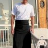 Cotton Continental Apron-With Pocket Cotton Continental Apron-With Pocket