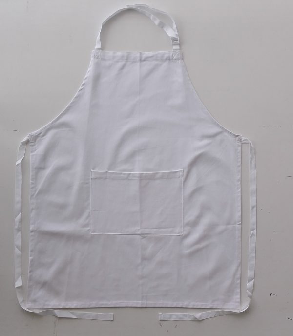 Cotton Full Bib Apron - With Pocket Cotton Full Bib Apron - With Pocket