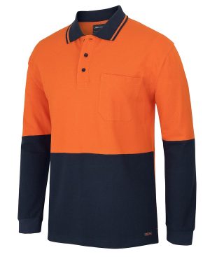 Hi Vis Long Sleeve Polo Shirt Hi Vis Long Sleeve Polo Shirt