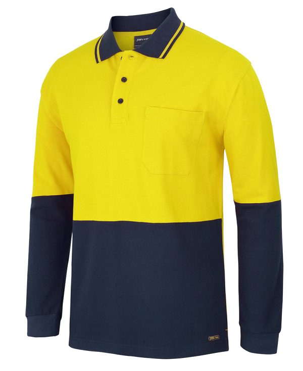 Hi Vis Long Sleeve Polo Shirt Hi Vis Long Sleeve Polo Shirt