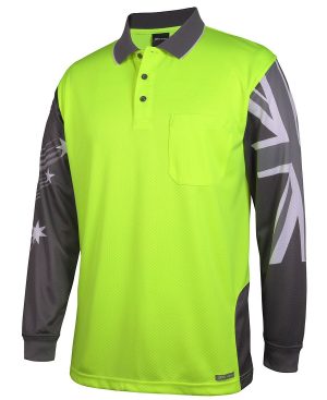 Hi Vis Long Sleeve Polo Shirt Hi Vis Long Sleeve Polo Shirt