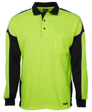 Hi Vis Long Sleeve Polo Shirt Hi Vis Long Sleeve Polo Shirt