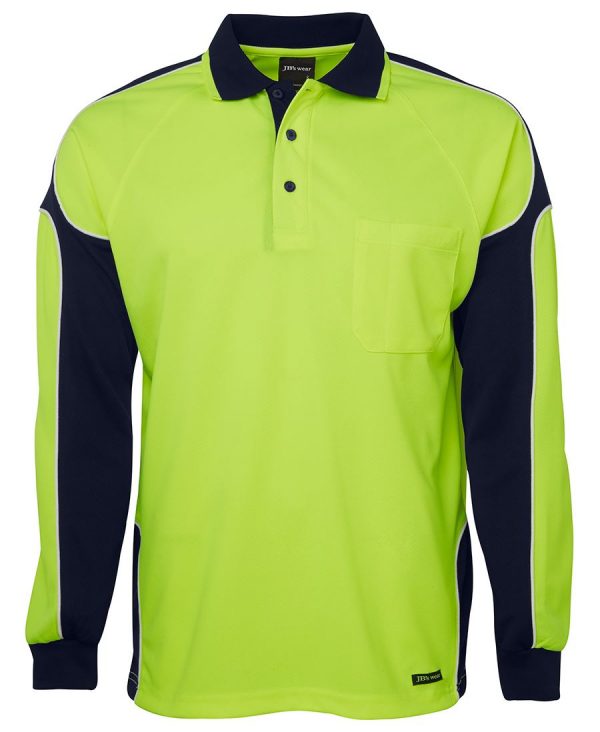 Hi Vis Long Sleeve Polo Shirt Hi Vis Long Sleeve Polo Shirt