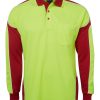 Hi Vis Long Sleeve Polo Shirt Hi Vis Long Sleeve Polo Shirt