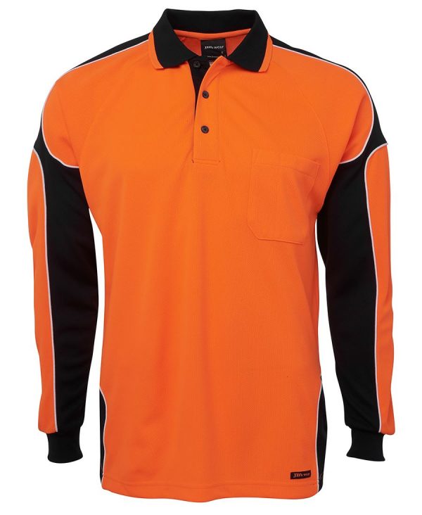 Hi Vis Long Sleeve Polo Shirt Hi Vis Long Sleeve Polo Shirt