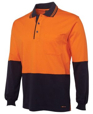Hi Vis Long Sleeve Polo Shirt Hi Vis Long Sleeve Polo Shirt