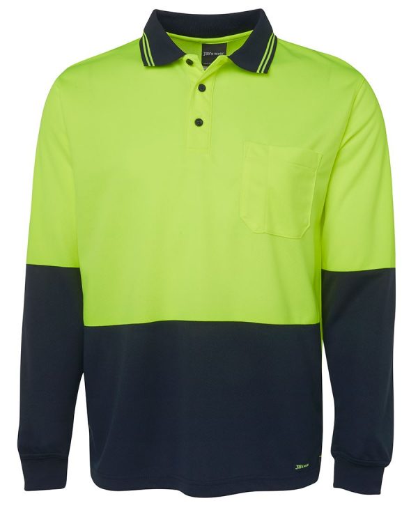 Hi Vis Long Sleeve Polo Shirt Hi Vis Long Sleeve Polo Shirt