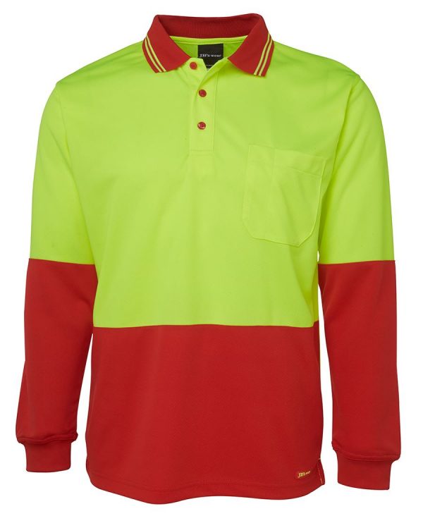 Hi Vis Long Sleeve Polo Shirt Hi Vis Long Sleeve Polo Shirt