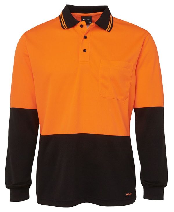 Hi Vis Long Sleeve Polo Shirt Hi Vis Long Sleeve Polo Shirt