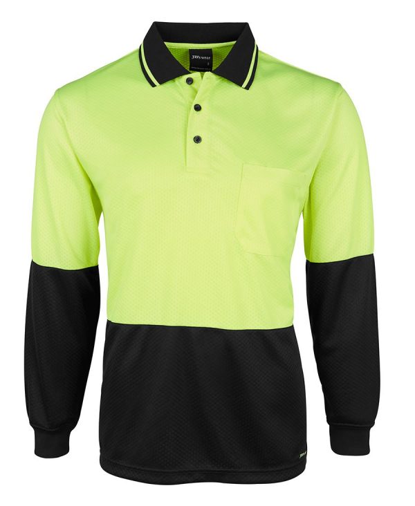 Hi Vis Long Sleeve Polo Shirt Hi Vis Long Sleeve Polo Shirt